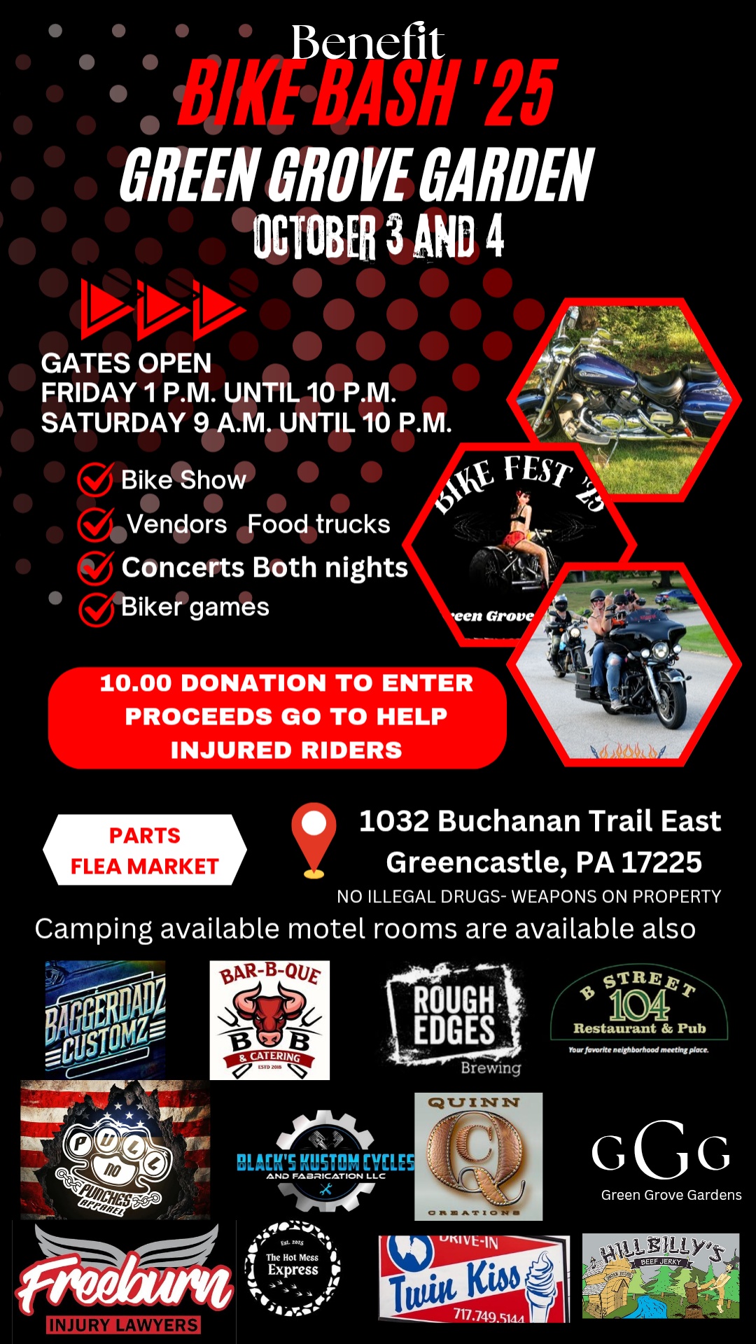 Benefit Bike Bash ’25 at Green Grove Garden